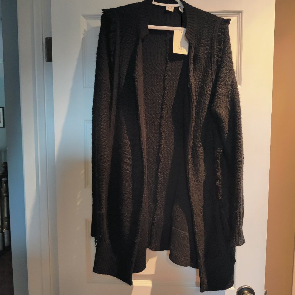 Women's Large, NWT GAP long open front cardigan